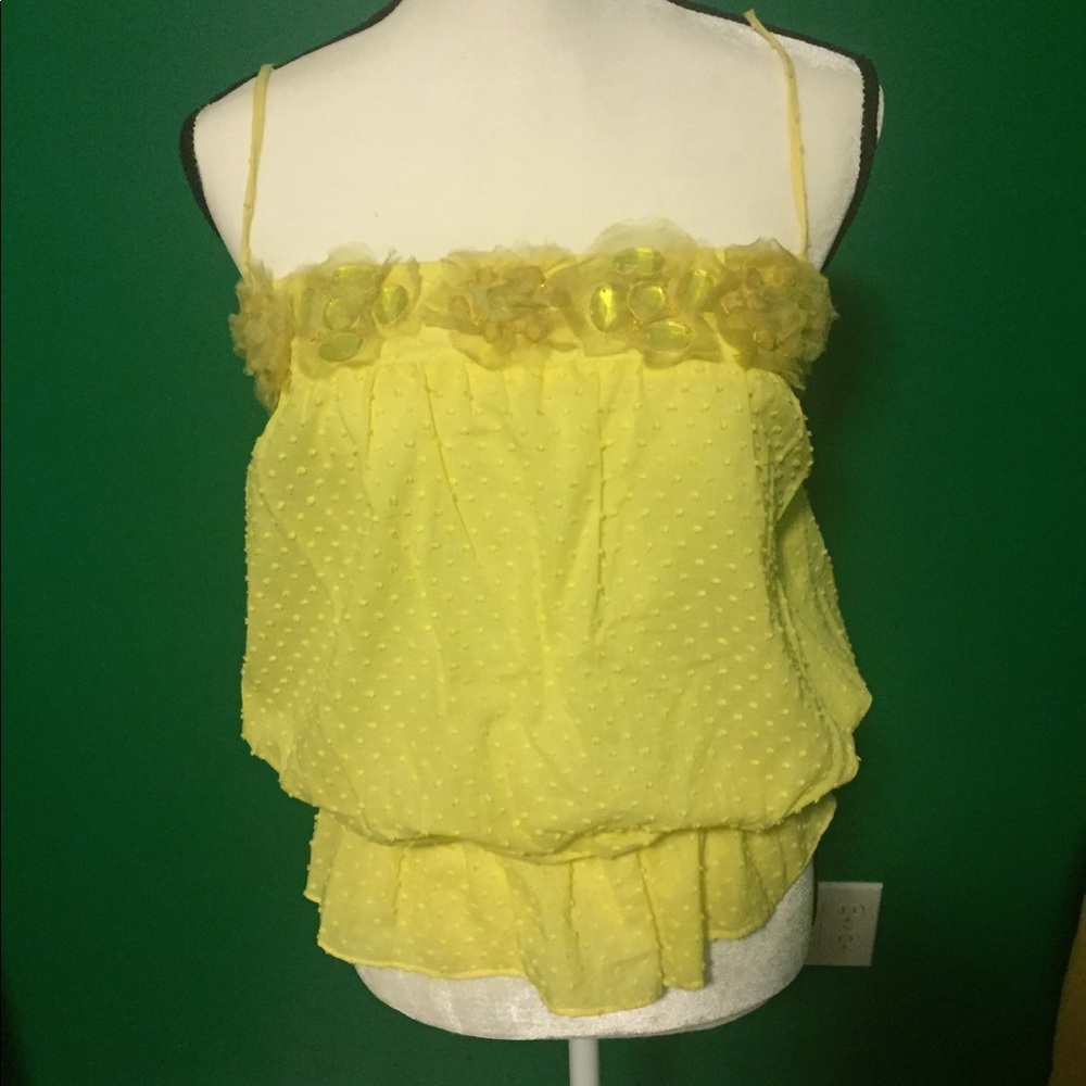 Corey Lynn Calter Embellished Cotton Top